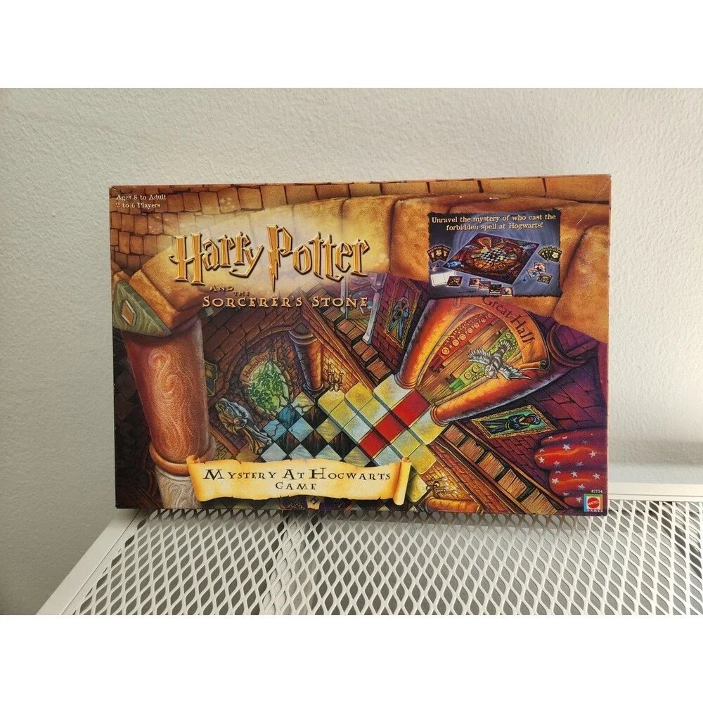 Harry Potter and the Sorcerer's Stone Mystery at Hogwarts Board Game ~ COMPLETE